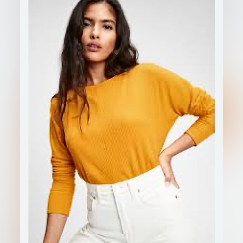 SHEIN Slub Dolman Ribbed T-Shirt